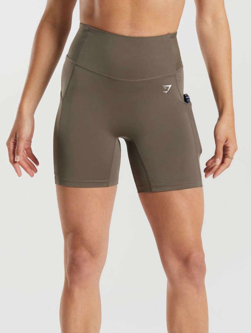 Gymshark | Pocket Shorts High Waisted Stretch Athleisure Workout Womens Small - Picture 5 of 6
